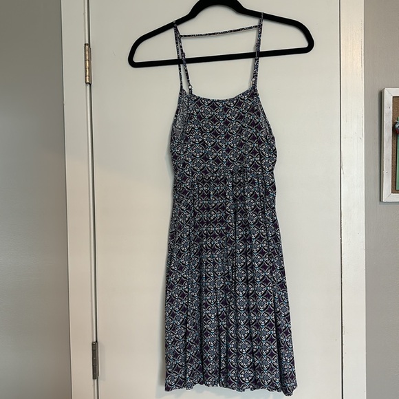 Express Blue and Purple Dress - Picture 4 of 7